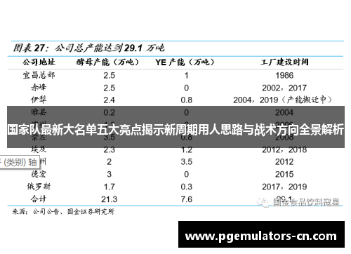 国家队最新大名单五大亮点揭示新周期用人思路与战术方向全景解析