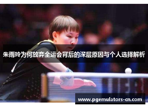 朱雨玲为何放弃全运会背后的深层原因与个人选择解析 朱雨玲为何放弃全运会背后的深层原因与个人选择解析